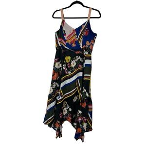 PARKER DRESS Women Size 4 Stunning Floral Bohemian Beach Resort Party Silk Blend